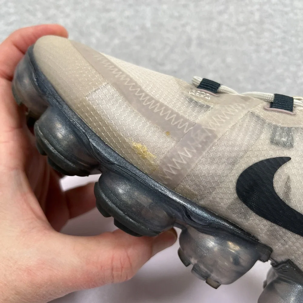 Nike Air Vapormax+ 2019 Shoes Mens 9 Moon Particle Running Sneaker AR6631-200 - Picture 10 of 16